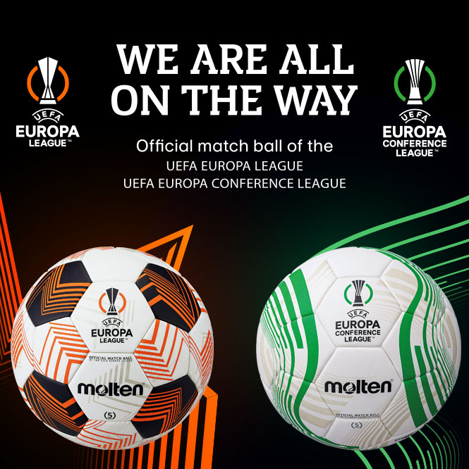 The UEFA Europa League/UEFA Europa Conference League official game balls