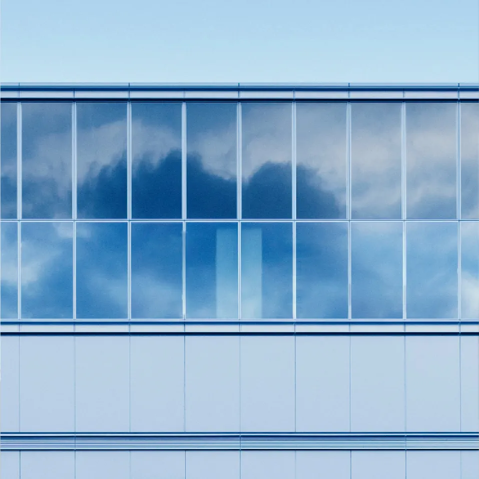 The façade and the sky
