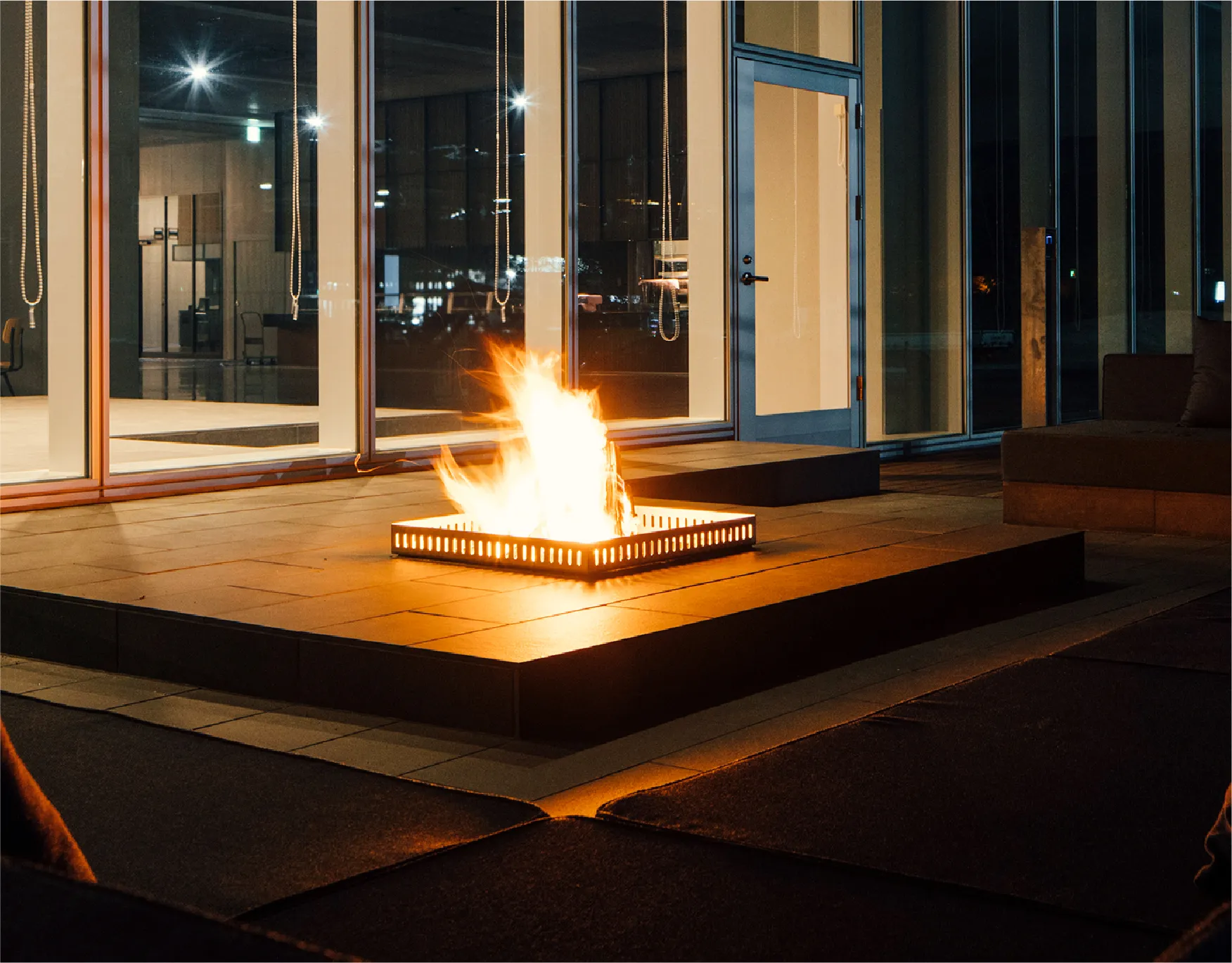 The fire pit